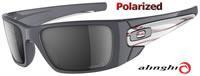 Oakley Fuel Cell Alinghi Polished Grey / Black Iridium Polarized (OO9096-10)