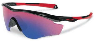 Matte Black-OO Red Iridium Polarized (OO9212-06)