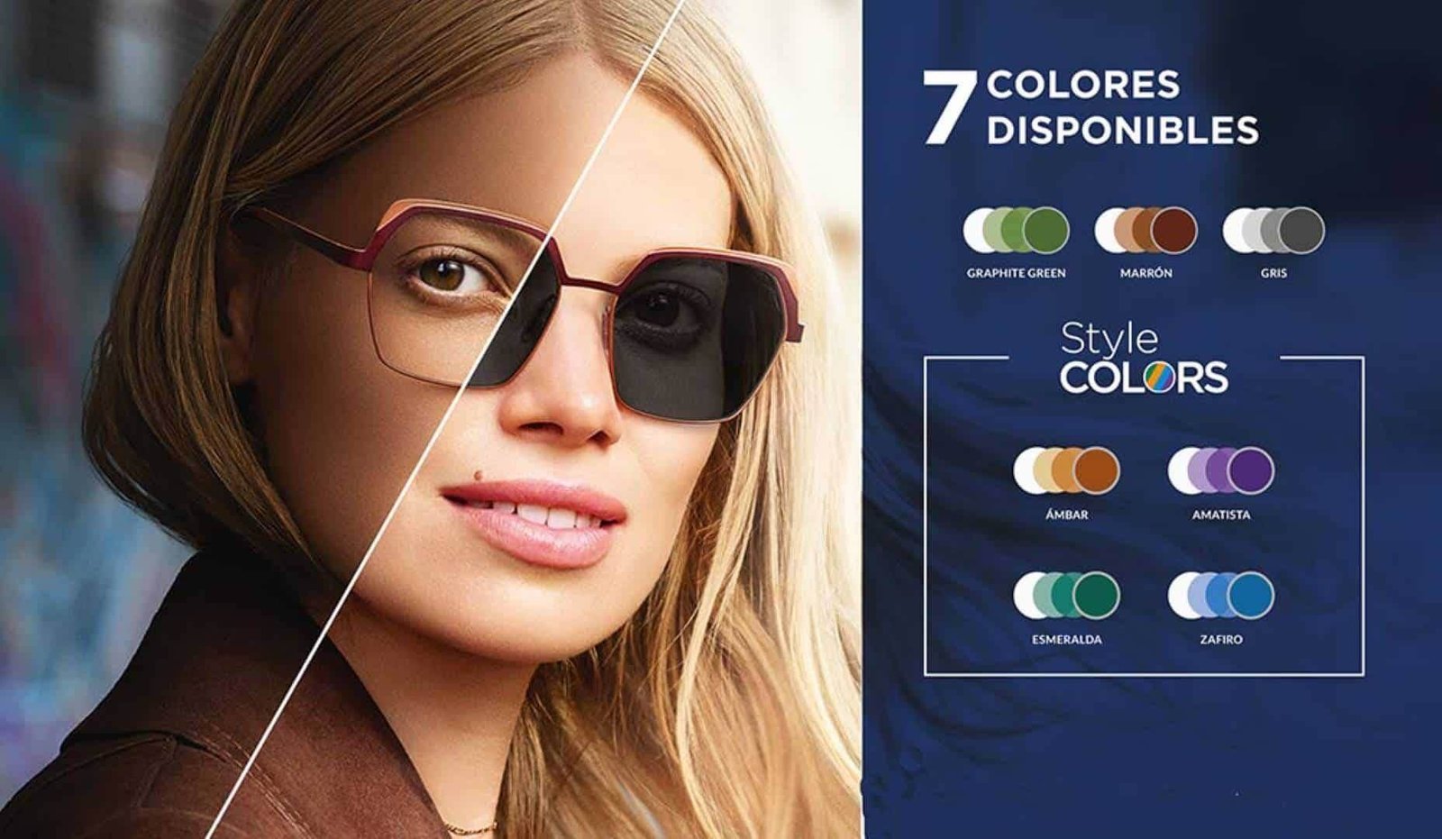 Lentes Transitions Gen 8 opciones de color