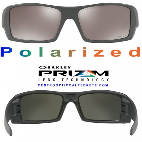 Gascan Steel / Prizm Black Polarized (OO9014-35)