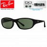 Ray-Ban Daddy-O Matte Black / Crystal Green (RB2016/W2578)