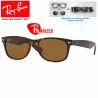 Ray-Ban New WayFarer Tortoise / Crystal Brown Polarized (RB2132/902-57)