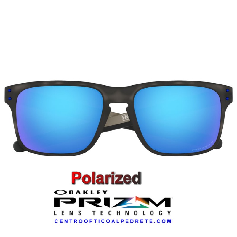 Sunglasses Oakley Holbrook Mix Matte Black Tortoise Prizm Sapphire Polarized Oo9384 11 