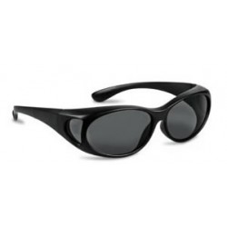 Black/Grey Round overlapping Goggles