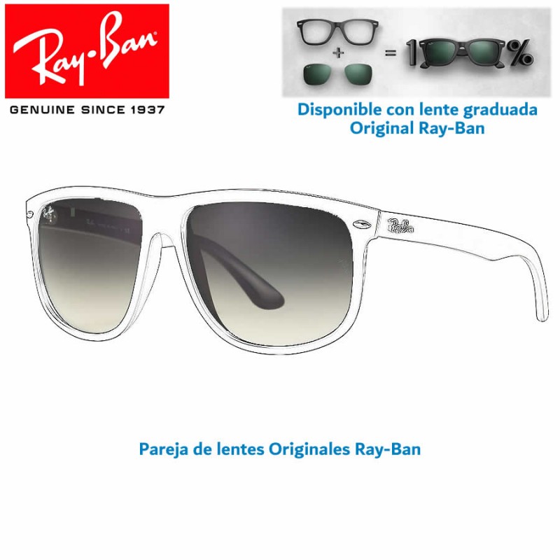 Lentes de Ray-Ban BoyFriend / Lente Grey Pareja de lentes de repuesto Original Ray-
