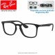 Ray-Ban Rubber Black Graduate Glasses (RX7074-5364)