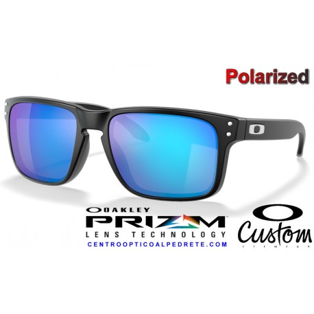 Holbrook Custom Matte Black / Prizm Sapphire Polarized (OO9102-9232)