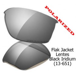 Flak Jacket Lentes Black Iridium Polarized (OO9008LS - 000025)