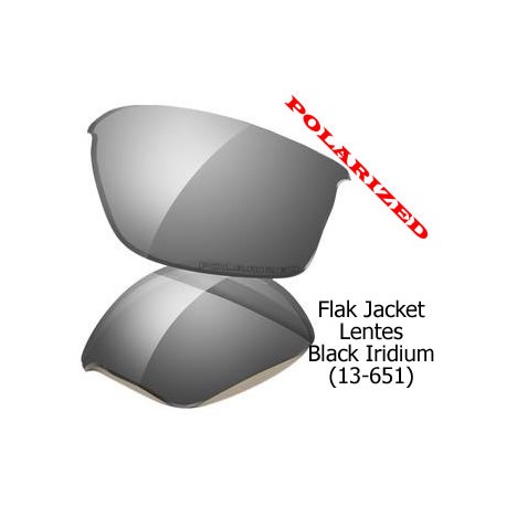 Flak Jacket Lentes Black Iridium Polarized (13-651)