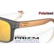 Holbrook Matte Carbon / Prizm 24K Polarized (OO9102-W4)