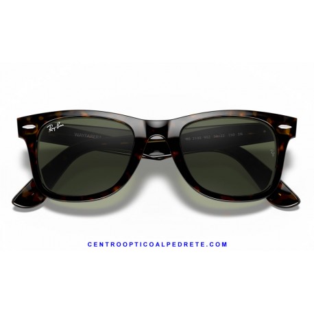 Ray-Ban WayFarer Classic Carey / Crystal Green (RB2140-902)