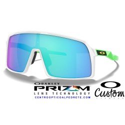 Sutro Custom Polished White / Prizm Sapphire (OO9406-9902C)