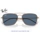 Ray-Ban Caravan Reverse Rose Gold / Blue (RBR0102S-92023A)