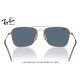 Ray-Ban Caravan Reverse Rose Gold / Blue (RBR0102S-92023A)