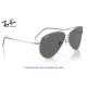 Ray-Ban Aviator Reverse Silver / Dark Grey (RBR0101S-003/GR)