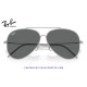 Ray-Ban Aviator Reverse Silver / Dark Grey (RBR0101S-003/GR)