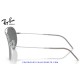 Ray-Ban Aviator Reverse Silver / Dark Grey (RBR0101S-003/GR)