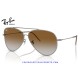 Ray-Ban Aviator Reverse GunMetal / Brown Gradient (RBR0101S-004/CB)