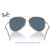 Ray-Ban Aviator Reverse Rose Gold / Blue (RBR0101S-92023A)