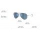 Ray-Ban Aviator Reverse Silver / Light Blue (RBR0101S-03GA)