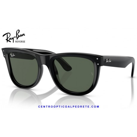 Ray-Ban WayFarer Reverse Black / Green (RBR0502S-6677VR)