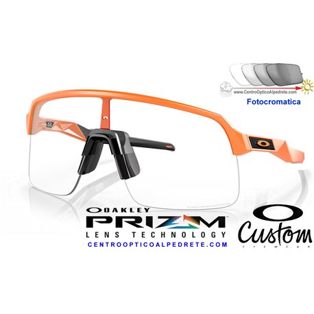 Sutro Lite Custom Matte Neon Orange / Clear Black Iridium Photochromic (OO9463-9952)