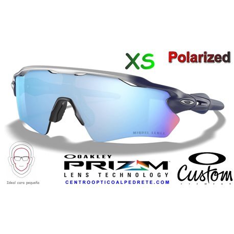 Radar EV XS Custom Navy Blue Fade / Prizm Deep Water Polarized (OJ9001-9988)