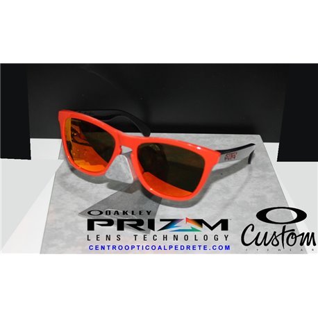 Frogskins Custom Heritage Red / Prizm Ruby (OO9013-10029)