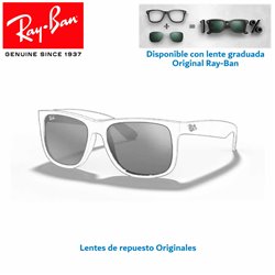 Lentes de repuesto Ray-Ban Justin Lente Grey Mirror Silver (RB4165-622/6G)