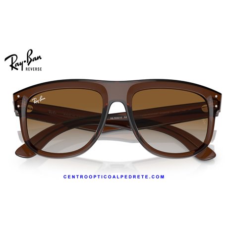 Ray-Ban BoyFriend Reverse Transparent Brown / Brown Gradient (RBR0501S-6709CB)