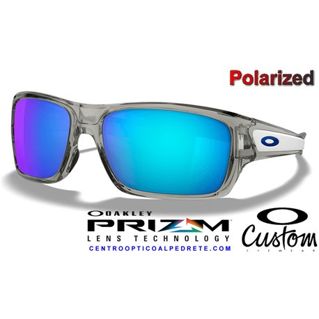 Turbine Custom Grey Ink / Prizm Sapphire Polarized (OO9263-10077)