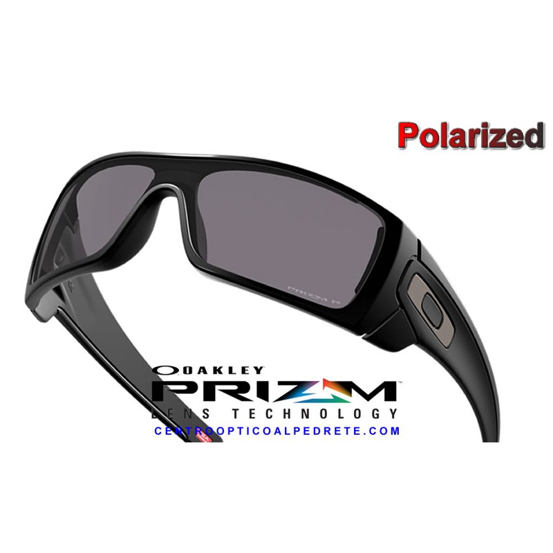 Oakley Batwolf Matte Black Prizm Grey Polarized Oo9101 68 