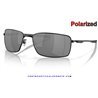 Square Wire Matte Black / Black Iridium Polarized (OO4075-05)