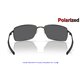Square Wire Carbon / Grey Polarized (OO4075-04)