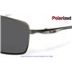 Square Wire Carbon / Grey Polarized (OO4075-04)