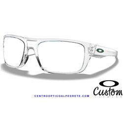 Drop Point Custom Frame Polished Clear / Icon Green (OO9367-8744)