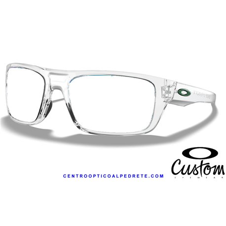 Drop Point Custom Frame Polished Clear / Icon Green (OO9367-8744)