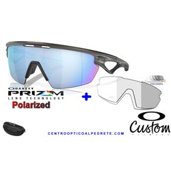 Sphaera Combo Grey Smoke / Prizm Deep Polarized (OO9403-CF)