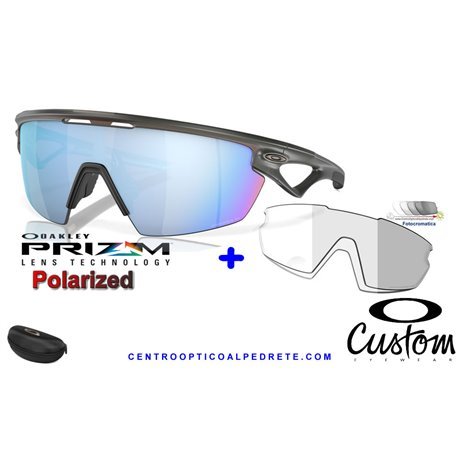 Sphaera Combo Grey Smoke / Prizm Deep Polarized (OO9403-CF)