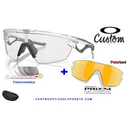 Sphaera Combo Matte Clear / Clear Black Photochromic (OO9403-FC)