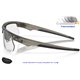 BiSphaera Grey Smoke / Clear Black Iridium Photochromic (OO9400-11)