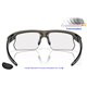 BiSphaera Grey Smoke / Clear Black Iridium Photochromic (OO9400-11)