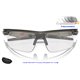 BiSphaera Grey Smoke / Clear Black Iridium Photochromic (OO9400-11)