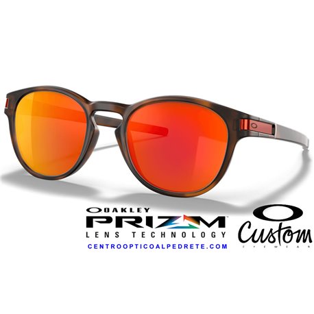 Latch Custom Matte Dark Amber Tortoise (OO9265-10234)