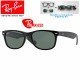 Ray-Ban New WayFarer Top Blue On Transparent / Grey Gradient Polarized (RB2132/6053M3)