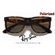 Ray-Ban Justin Havana / Brown-Grey Polarized (RB4165 865/T5)