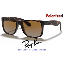 Ray-Ban Justin Havana / Brown-Grey Polarized (RB4165 865/T5)