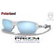 Flak XS Polished White / Prizm Deep Water Polarized (OJ9005-06)