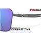 Gauge 8 Matte Black / Prizm Black Polarized (OO4124-02)