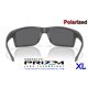 Gibston XL Steel / Prizm Black Polarized (OO9470-02)